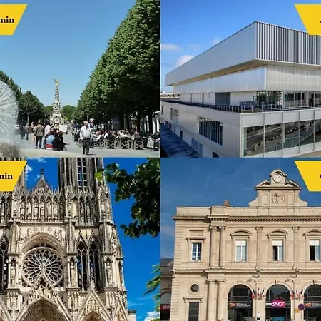 Les 3 Piliers Grand T2 Confortable Avec Parking