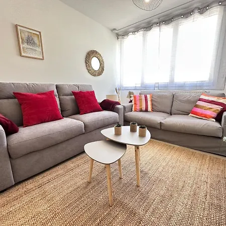 Les 3 Piliers Grand T2 Confortable Avec Parking Daire *