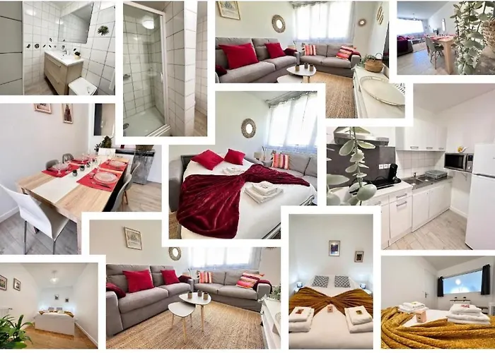 Les 3 Piliers Grand T2 Confortable Avec Parking