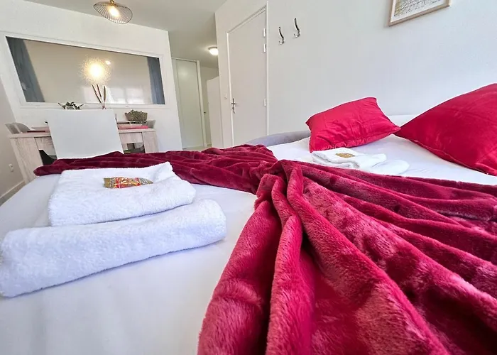 Les 3 Piliers Grand T2 Confortable Avec Parking Lejlighed Reims