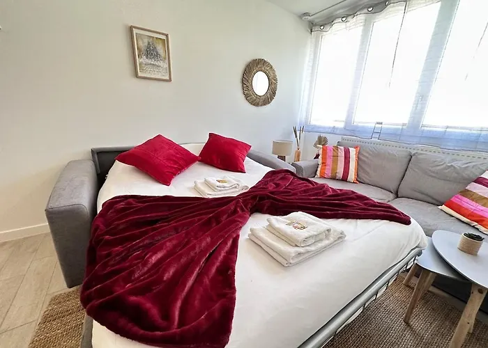 Les 3 Piliers Grand T2 Confortable Avec Parking * Reims